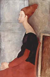 Portrait of Jeanne Hébuterne in Dark Clothing